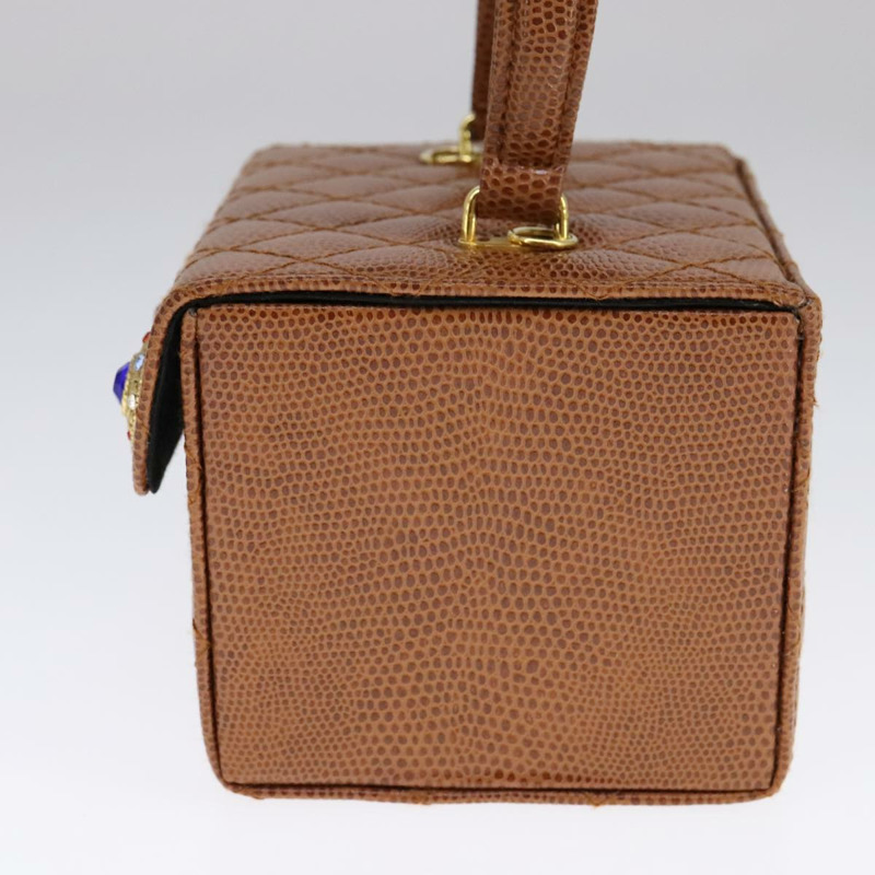 【日本直送】FENDI Vanity 手提包 皮革 2way 棕色 正品 108006SAV-2