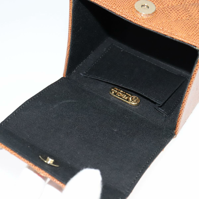 【日本直送】FENDI Vanity 手提包 皮革 2way 棕色 正品 108006SAV-9