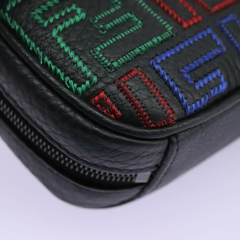 【日本直送】FENDI Zucca帆布單肩包 多色 黑色 正品 112594SAM-9