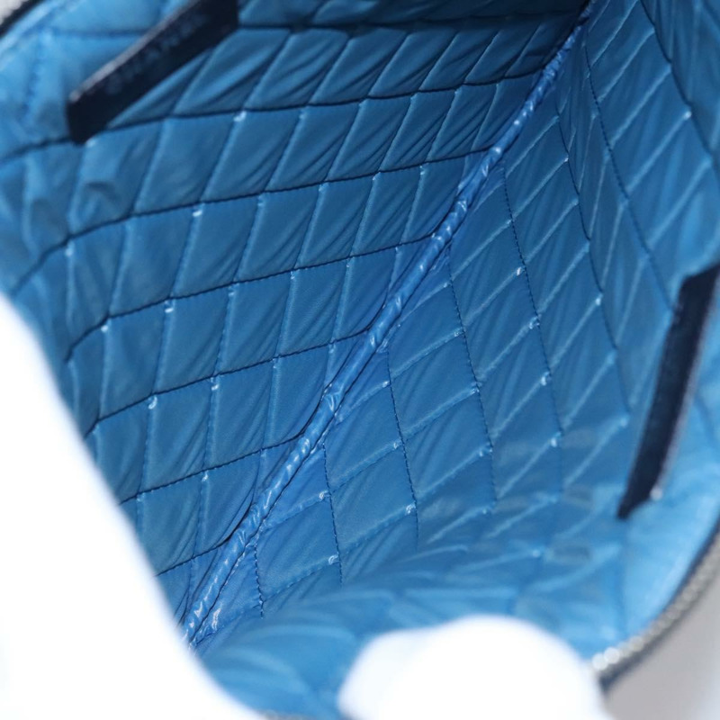 【日本直送】香奈兒棉白色手拿包 CC Auth 113828V-8