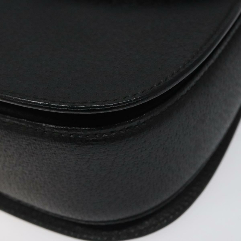 【日本直送】GUCCI 竹節手提包 皮革 黑色 金色 000 2113 0188 正品 yk17496V-7