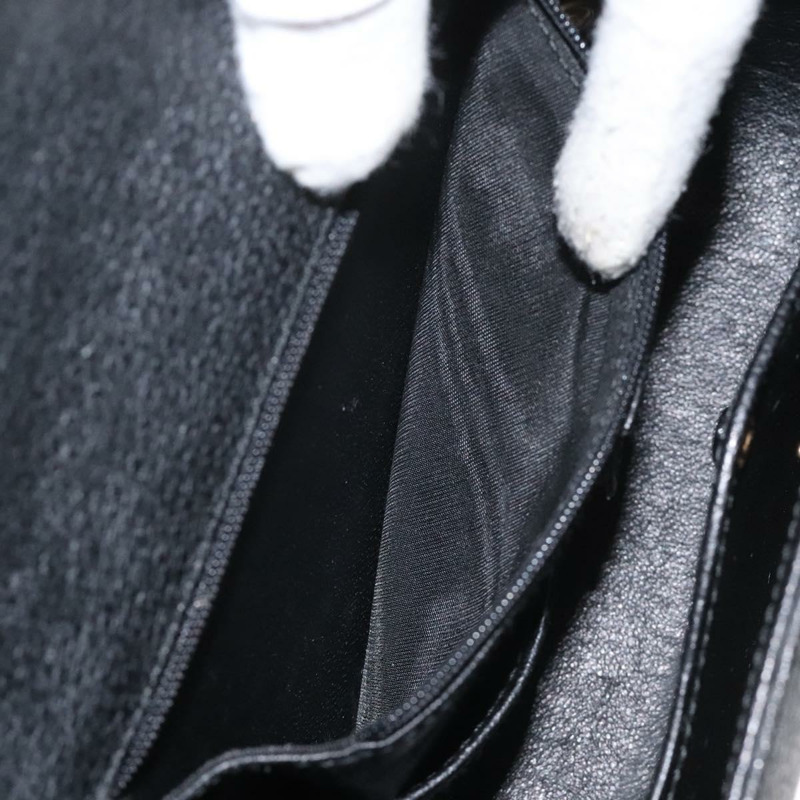 【日本直送】GUCCI 竹節手提包 皮革 黑色 金色 000 2113 0188 正品 yk17496V-21