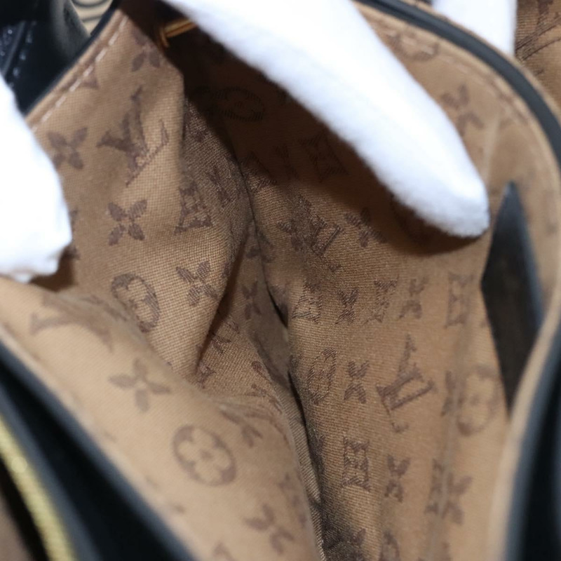 【日本直送】路易威登 Rendezvous 黑色皮革肩背包 M57743 LV 正品 ar13279SAM-22