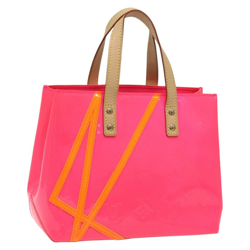 【日本直送】路易威登 Monogram Vernis Fluo Reade PM 手提包 紅色 M91903 正品 yk17584SAV-0