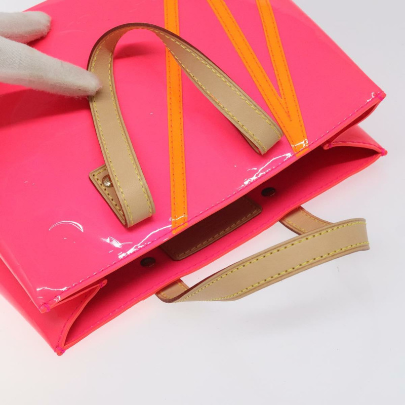 【日本直送】路易威登 Monogram Vernis Fluo Reade PM 手提包 紅色 M91903 正品 yk17584SAV-5