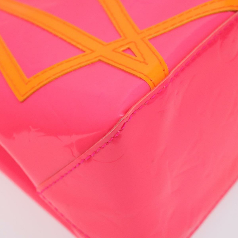 【日本直送】路易威登 Monogram Vernis Fluo Reade PM 手提包 紅色 M91903 正品 yk17584SAV-7