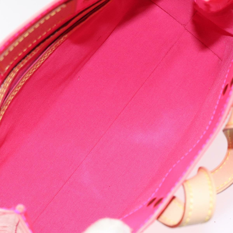 【日本直送】路易威登 Monogram Vernis Fluo Reade PM 手提包 紅色 M91903 正品 yk17584SAV-9