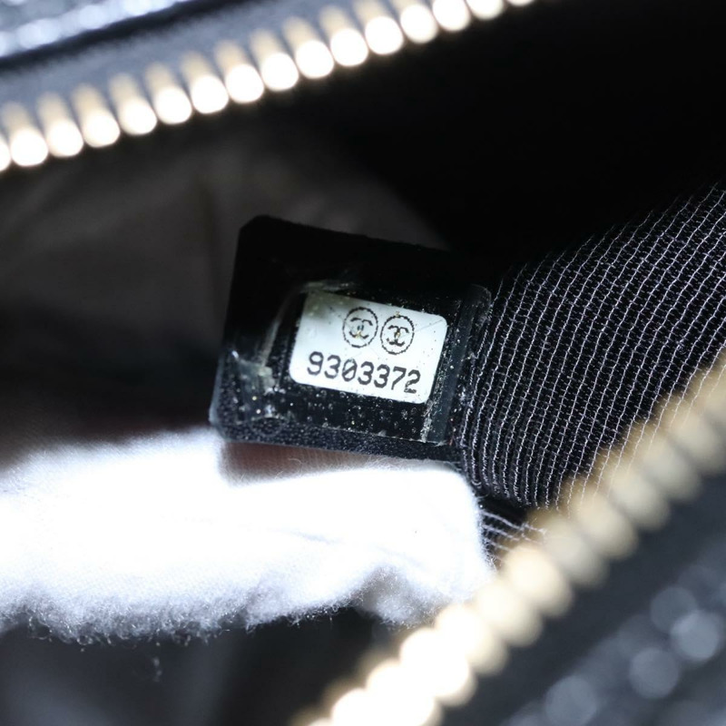 【日本直送】香奈兒 (CHANEL) Matelasse 手袋，魚子醬紋皮革，黑色，金色雙C標誌，正品 BA451SAM-11