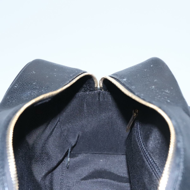 【日本直送】香奈兒 (CHANEL) Matelasse 手袋，魚子醬紋皮革，黑色，金色雙C標誌，正品 BA451SAM-19