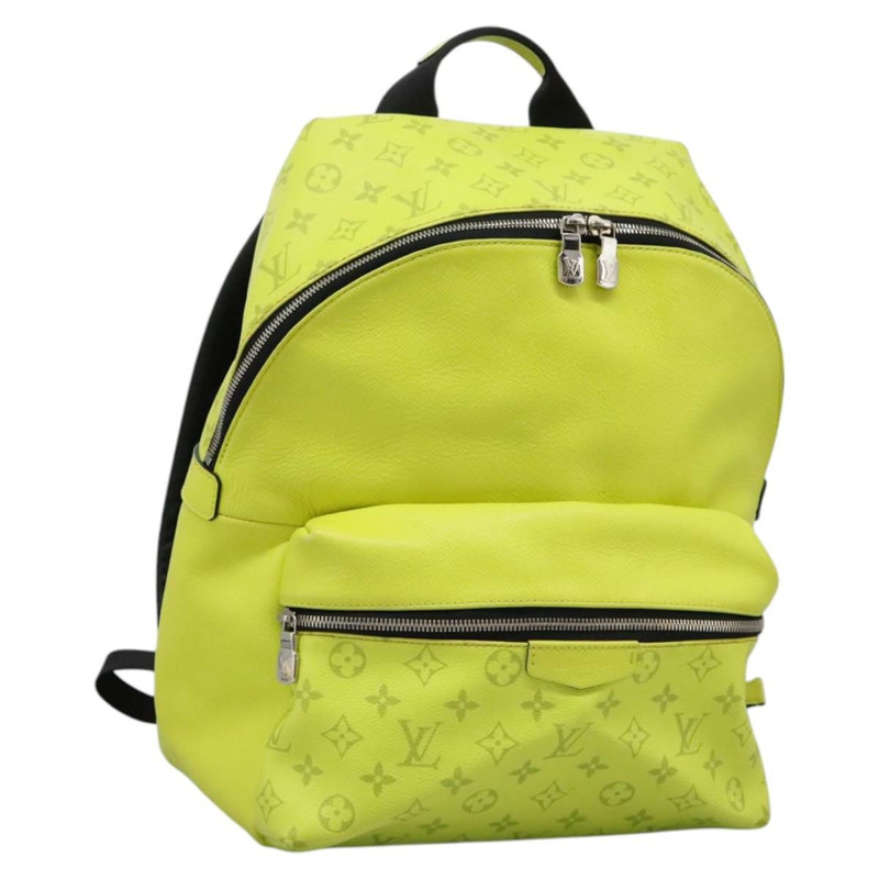 【日本直送】路易威登 Taigalama Discovery 雙肩包 黃色 M30228 LV Auth IN055V-0