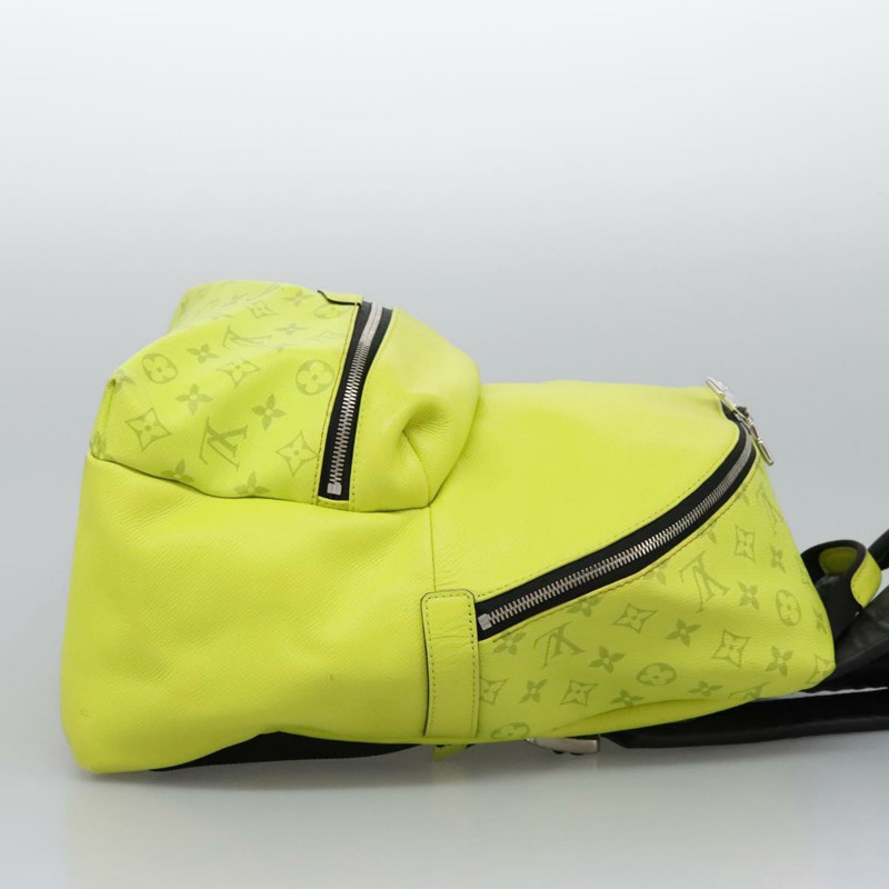 【日本直送】路易威登 Taigalama Discovery 雙肩包 黃色 M30228 LV Auth IN055V-4