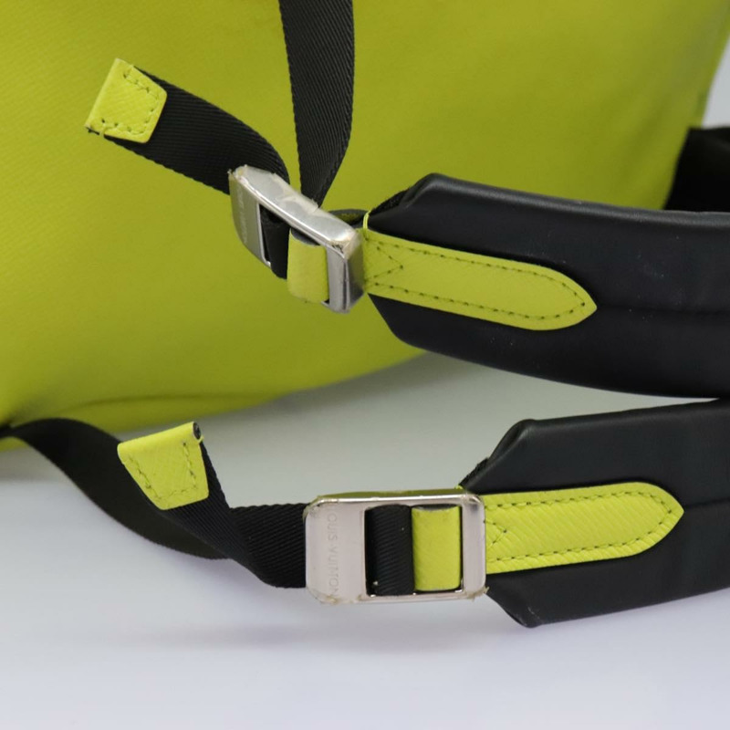 【日本直送】路易威登 Taigalama Discovery 雙肩包 黃色 M30228 LV Auth IN055V-8