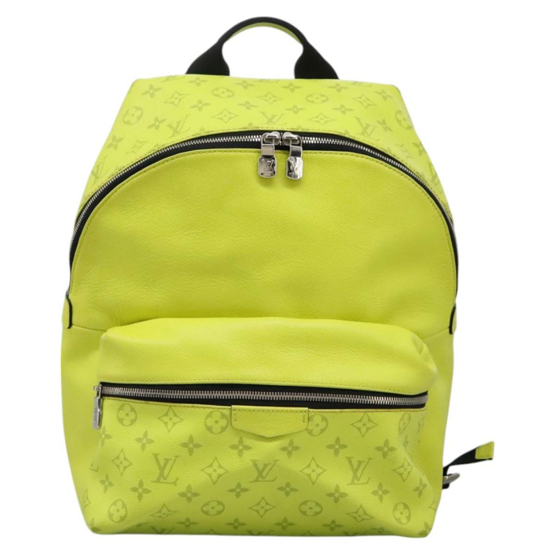 【日本直送】路易威登 Taigalama Discovery 雙肩包 黃色 M30228 LV Auth IN055V-12