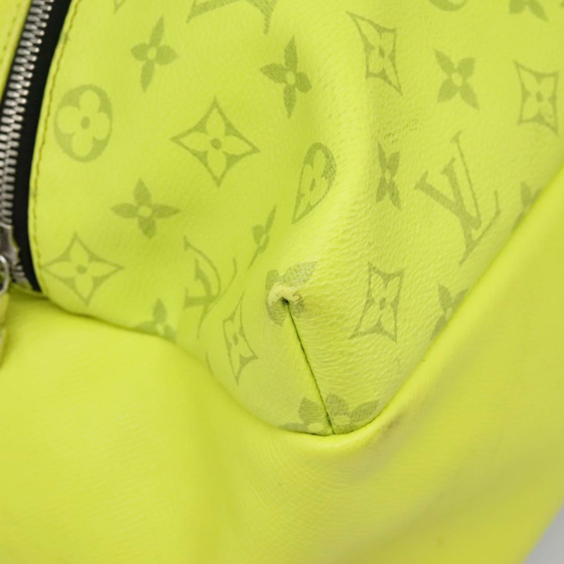 【日本直送】路易威登 Taigalama Discovery 雙肩包 黃色 M30228 LV Auth IN055V-16