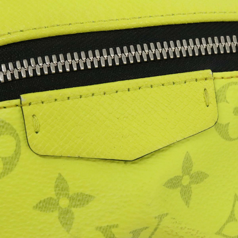 【日本直送】路易威登 Taigalama Discovery 雙肩包 黃色 M30228 LV Auth IN055V-21