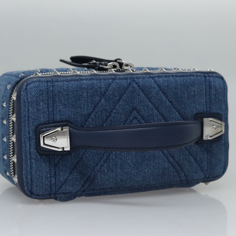 【日本直送】MCM Vanity Pouch Denim 2way Blue Auth BD970V-5