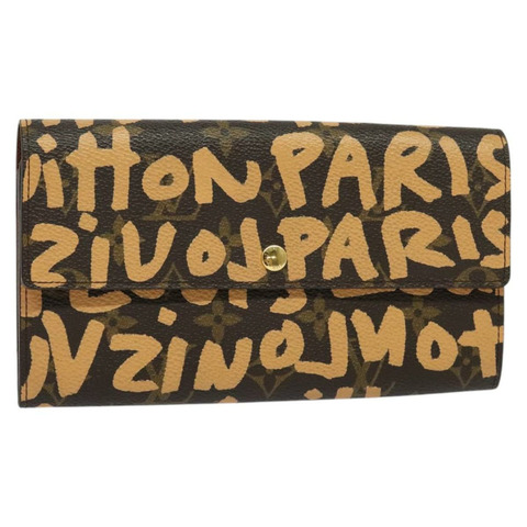 路易威登 Monogram 塗鴉 Porte Monnaie 信用卡錢包 M92190 正品 MY097V