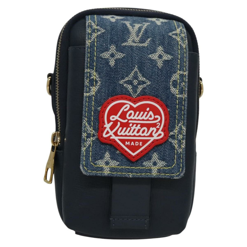 【日本直送】路易威登 LV 方形雙手機包 藍色 M81060 LV 正品 EC603SM-12