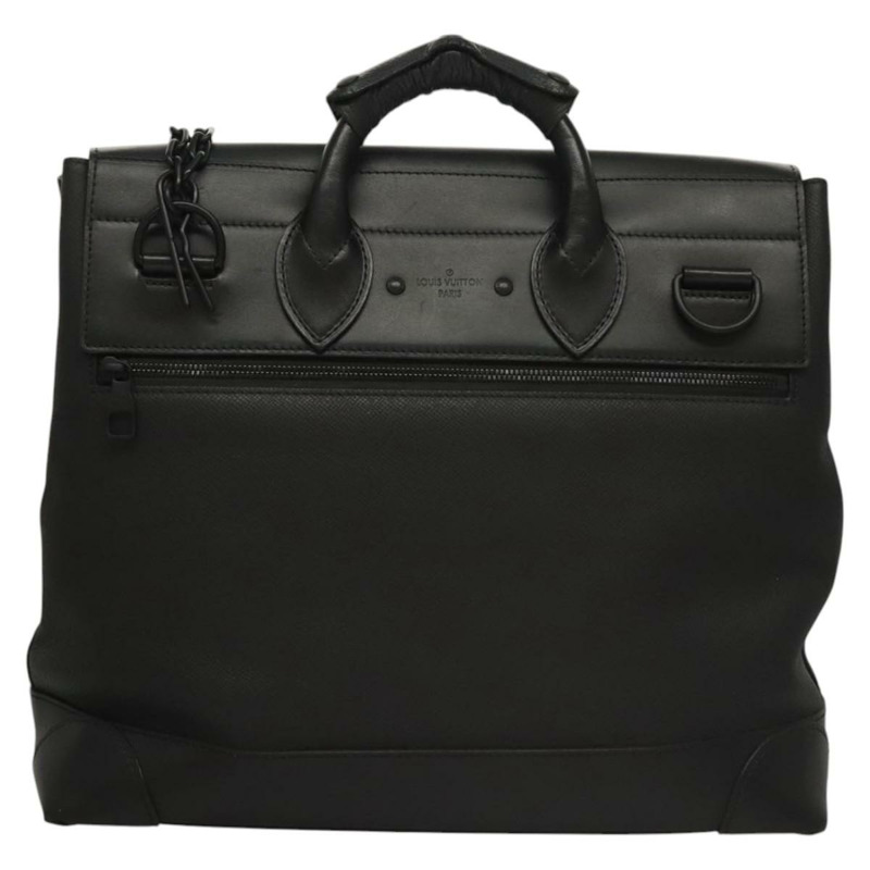【日本直送】路易威登 Taiga Steamer PM 手提包 黑色 M30339 LV 正品 EC951SM-1