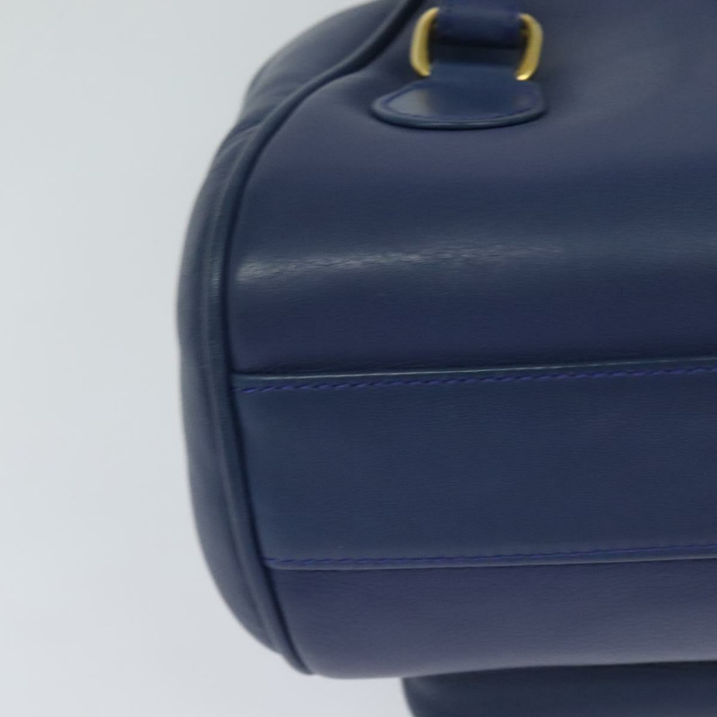 【日本直送】Christian Dior 藍色真皮雙肩包 正品 BA875SAV-15