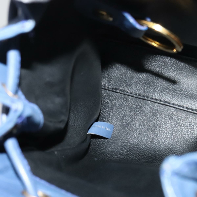 【日本直送】Christian Dior 藍色真皮雙肩包 正品 BA875SAV-20