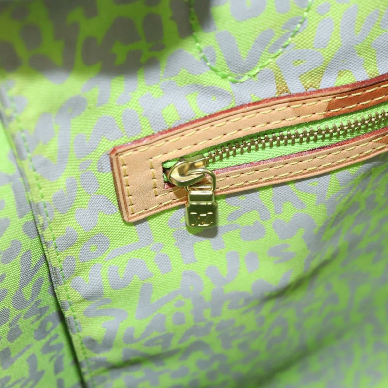 【日本直送】路易威登 Monogram Graffiti Neverfull GM 手提包 綠色 M93703 正品 116016M-26