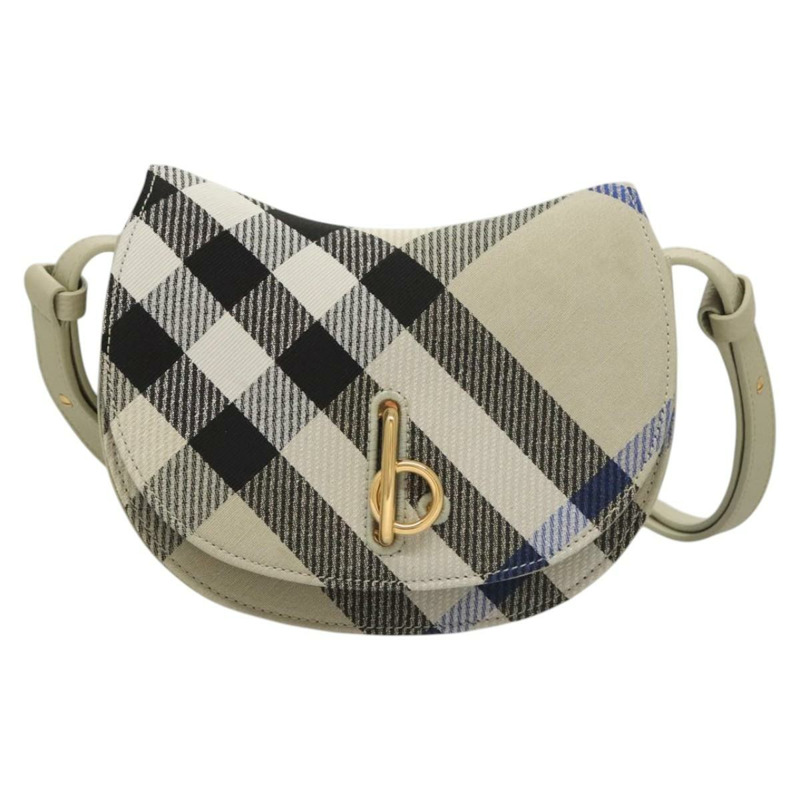 【日本直送】BURBERRY Nova 格紋背包背包 灰色 正品 MY484V-12