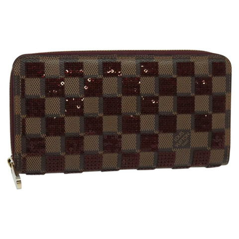 路易威登 Damie Payette Zippy 錢包長錢包紅 N63174 LV 正品 118242V