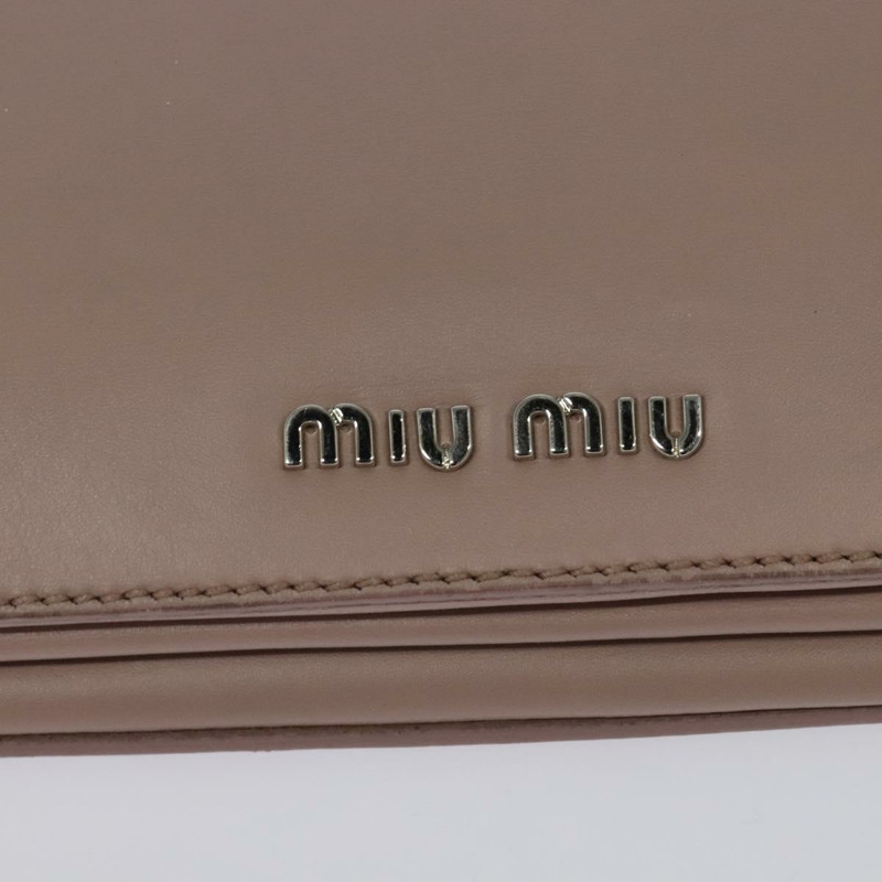 【日本直送】Miu Miu 手提包 皮革 兩用 粉紅色 銀色 正品 sw284V-17