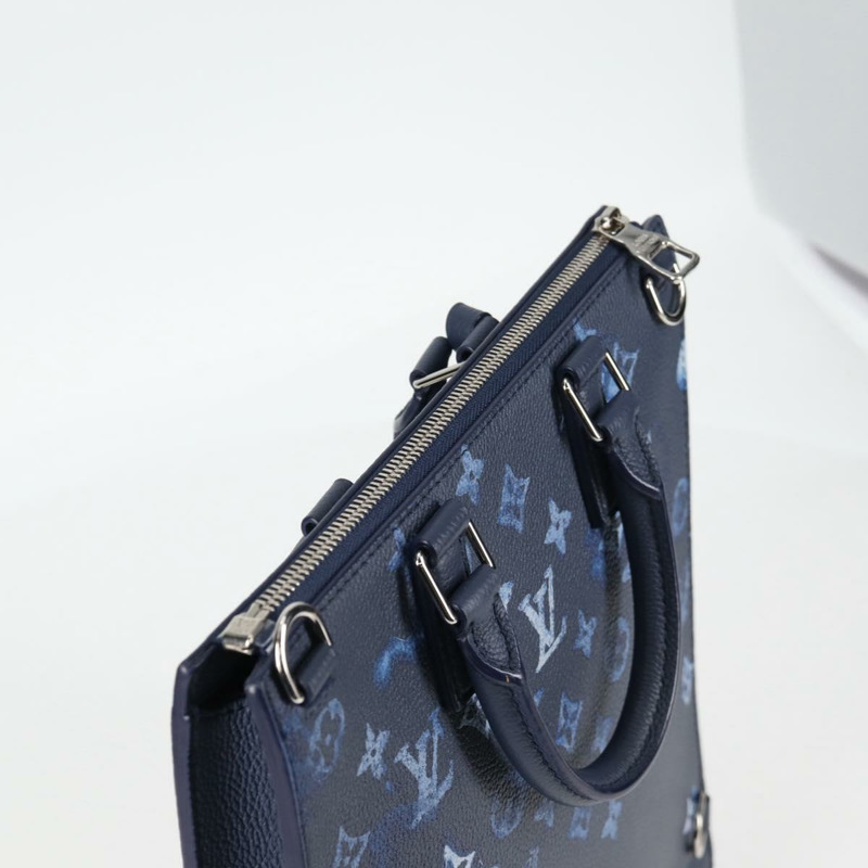 【日本直送】路易威登 (LOUIS VUITTON) 水彩 Sac Plat 斜背包 藍色 M57843 LV Auth bs26245SM-5