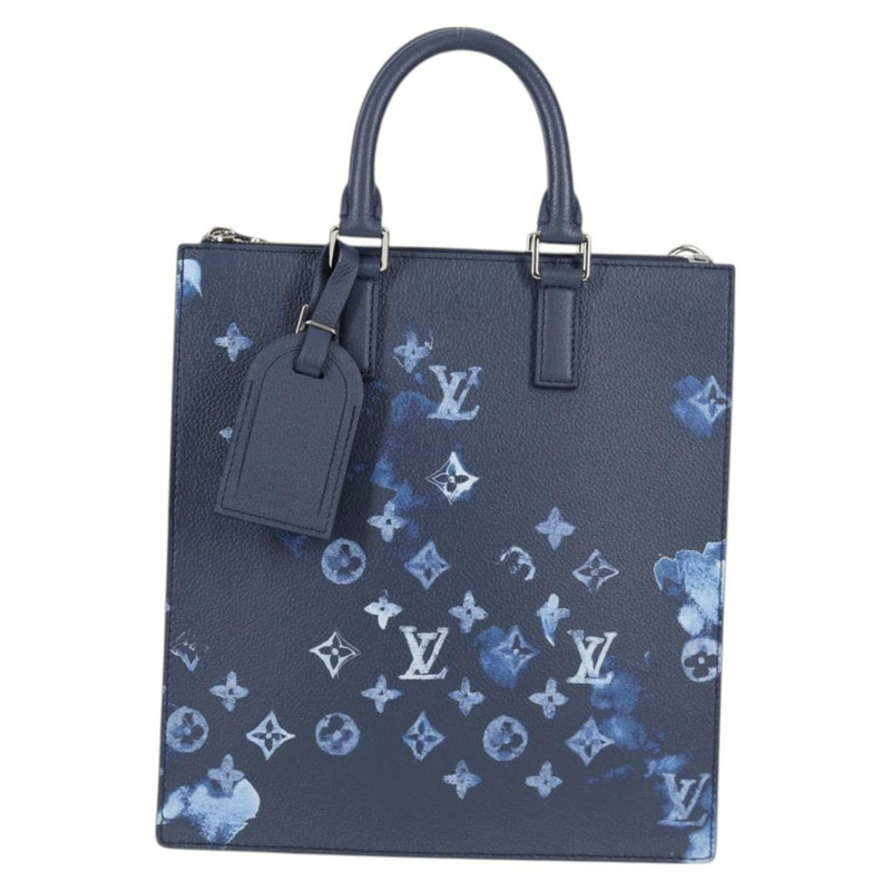 【日本直送】路易威登 (LOUIS VUITTON) 水彩 Sac Plat 斜背包 藍色 M57843 LV Auth bs26245SM-12