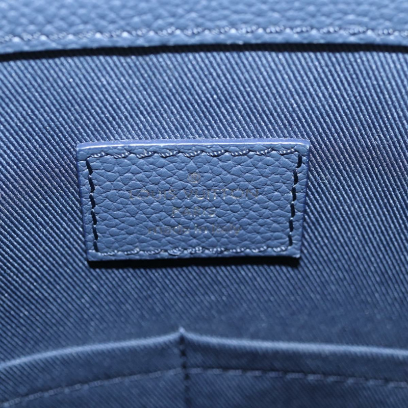 【日本直送】路易威登 (LOUIS VUITTON) 水彩 Sac Plat 斜背包 藍色 M57843 LV Auth bs26245SM-19