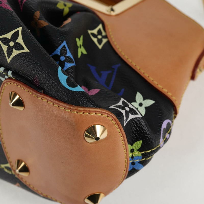 【日本直送】路易威登 Monogram Multicolor Judy PM 兩用包 黑色 M40258 LV 正品 126485SAV-16