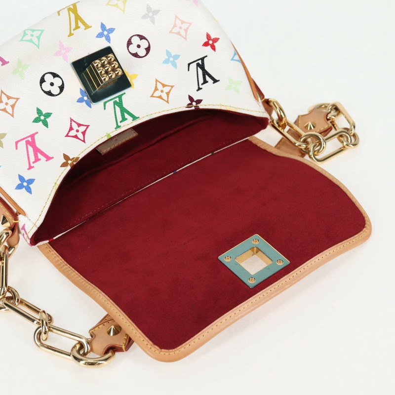 【日本直送】路易威登 Monogram Multicolor Patty 肩包 白色 M40305 正品 120598SAV-8