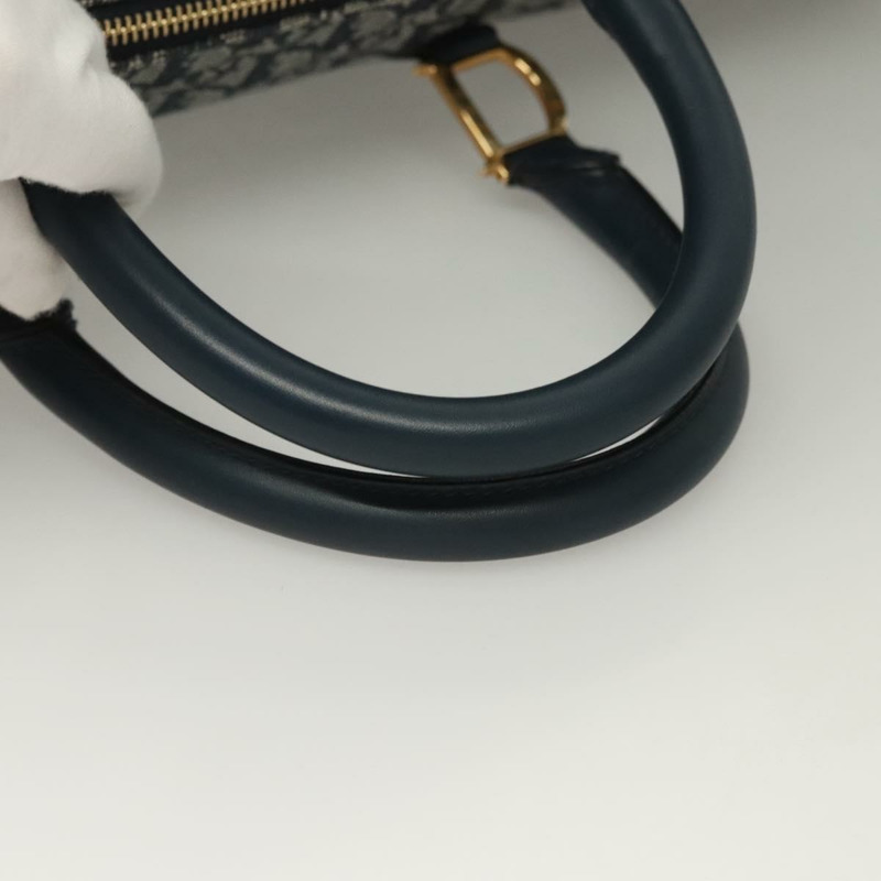 【日本直送】Christian Dior Trotter帆布波士頓包 2way Navy Gold Auth BD2104SAV-6