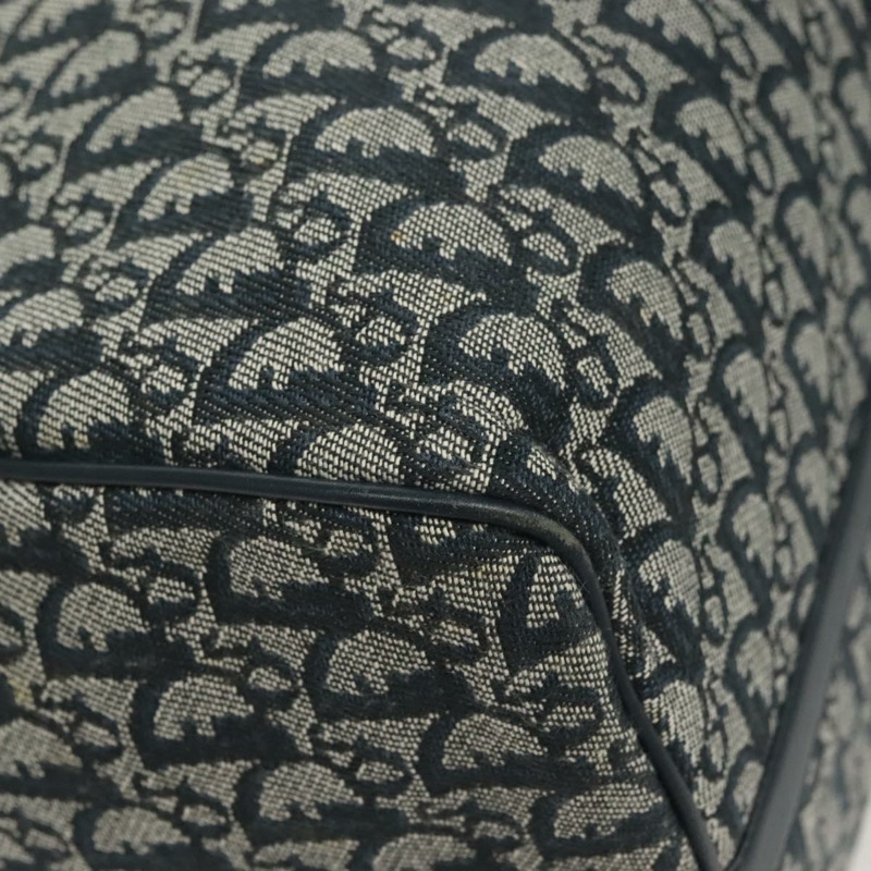 【日本直送】Christian Dior Trotter帆布波士頓包 2way Navy Gold Auth BD2104SAV-7