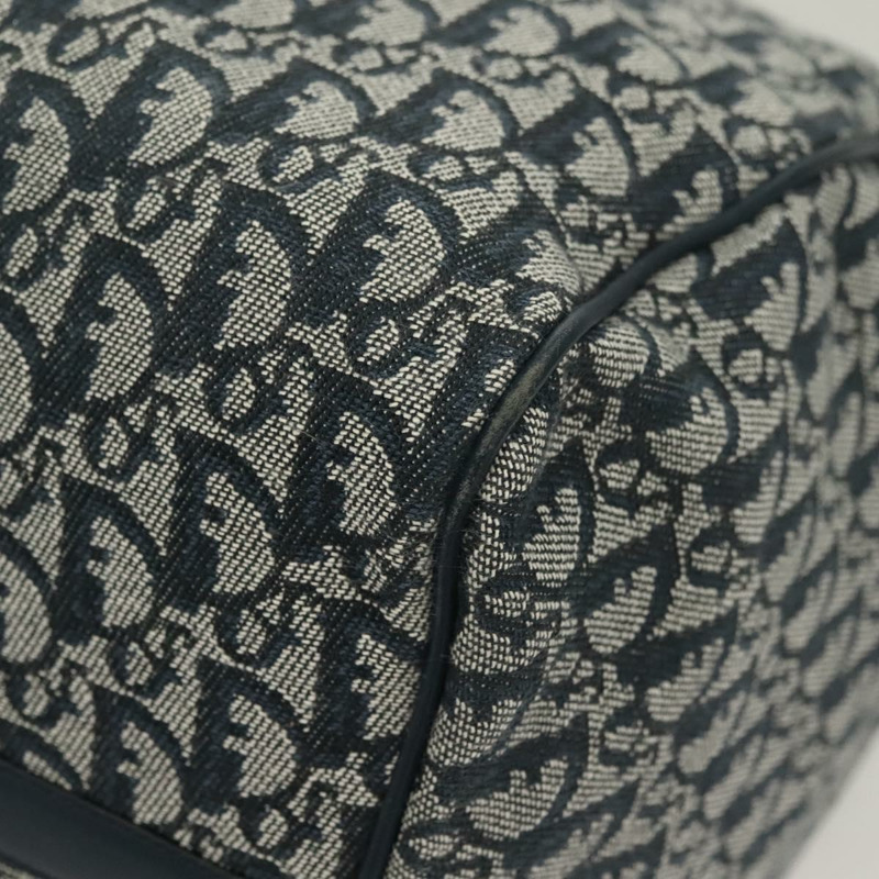 【日本直送】Christian Dior Trotter帆布波士頓包 2way Navy Gold Auth BD2104SAV-14