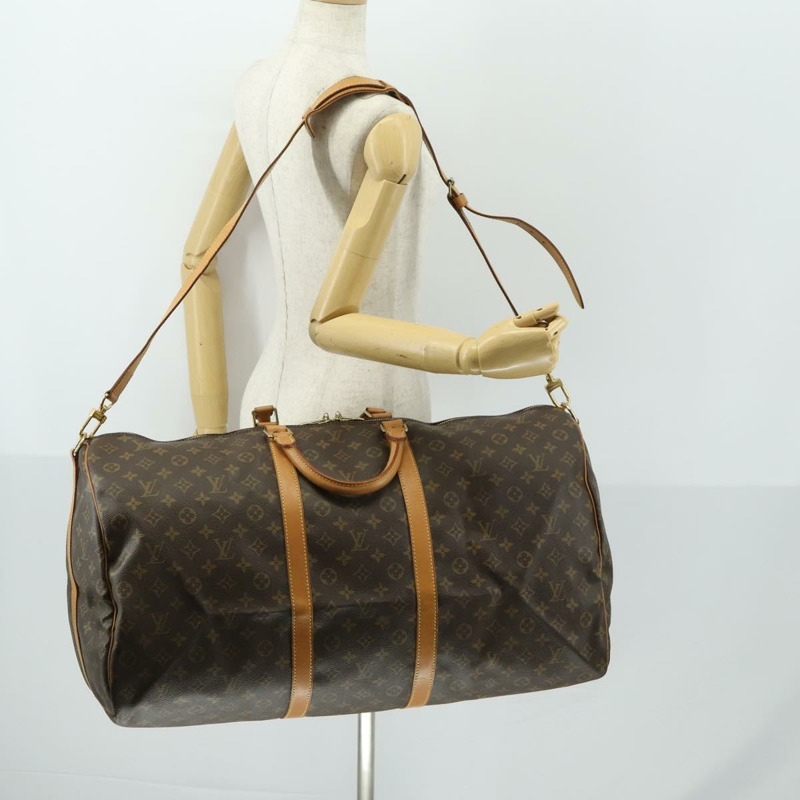 【日本直送】路易威登 Monogram Keepall Bandouliere 60 波士頓包 M41412 LV Auth 170217-22