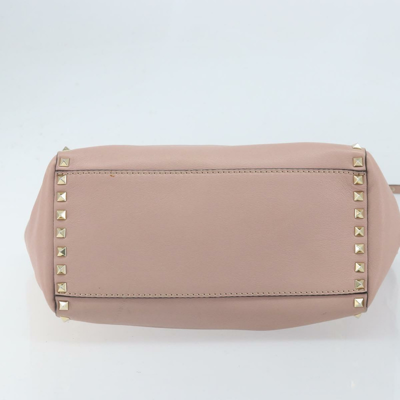 【日本直送】VALENTINO 皮革手提包 兩用 粉金配色 正品 BA10420-4