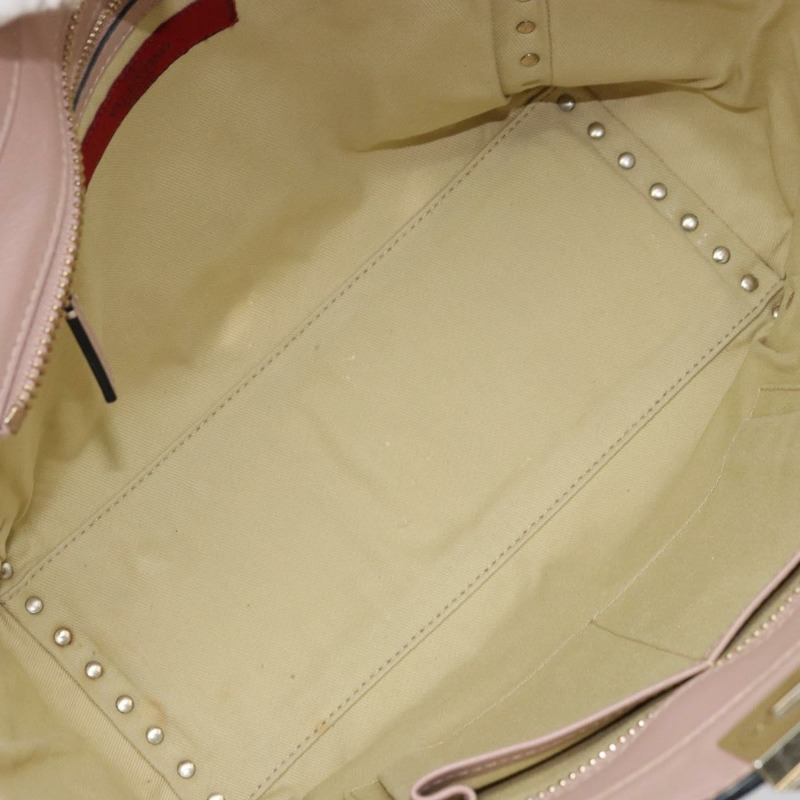 【日本直送】VALENTINO 皮革手提包 兩用 粉金配色 正品 BA10420-10