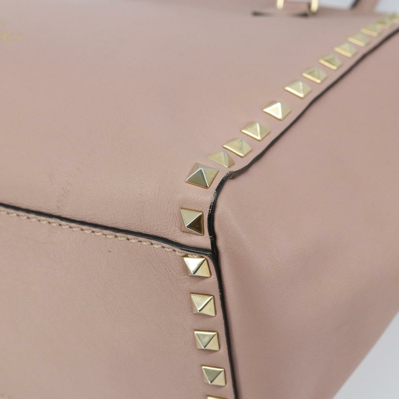 【日本直送】VALENTINO 皮革手提包 兩用 粉金配色 正品 BA10420-16