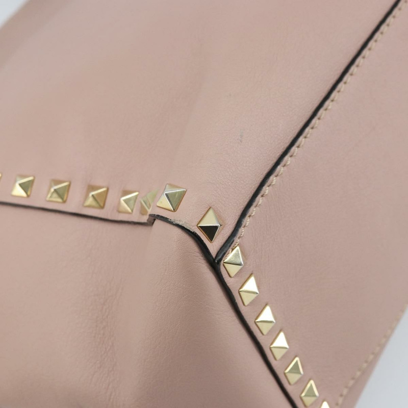 【日本直送】VALENTINO 皮革手提包 兩用 粉金配色 正品 BA10420-17