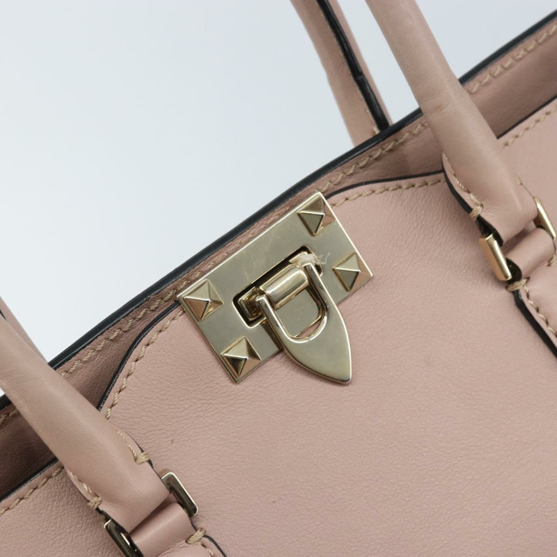 【日本直送】VALENTINO 皮革手提包 兩用 粉金配色 正品 BA10420-18