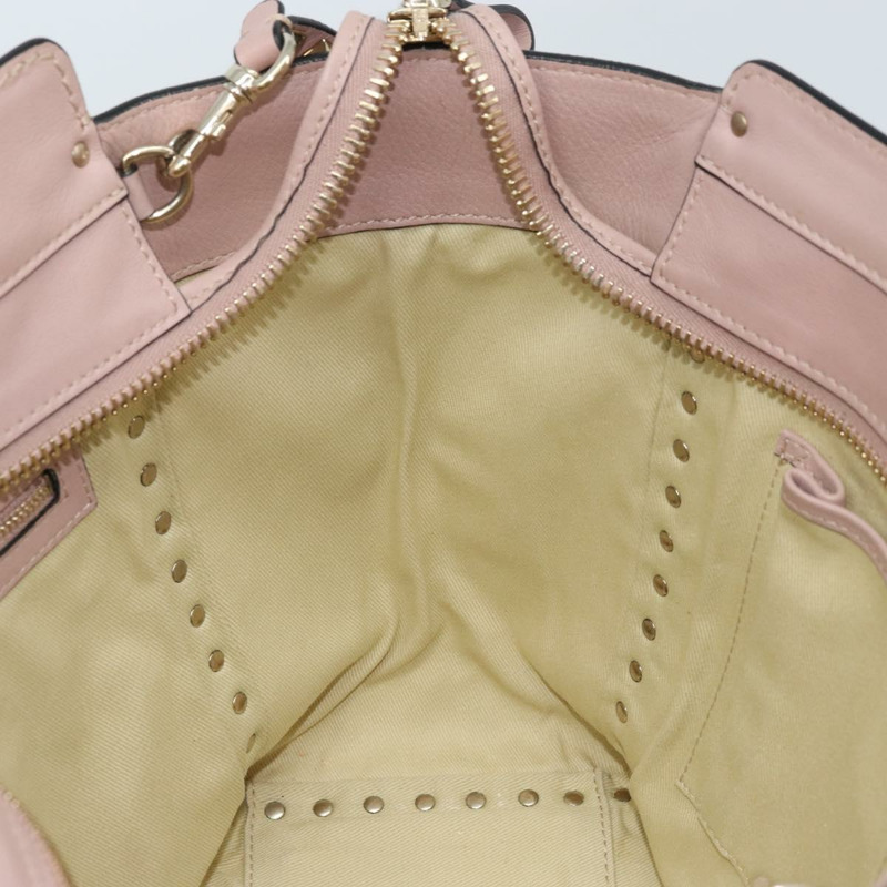 【日本直送】VALENTINO 皮革手提包 兩用 粉金配色 正品 BA10420-21