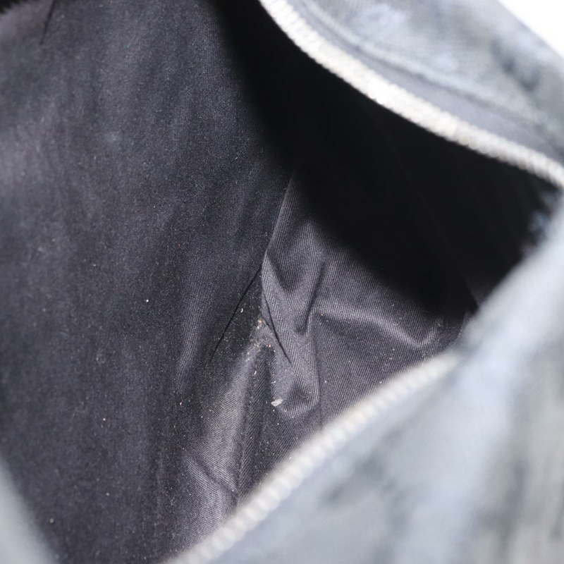 【日本直送】GUCCI GG帆布肩背包 黑色 銀色 115867 正品 171791A-18