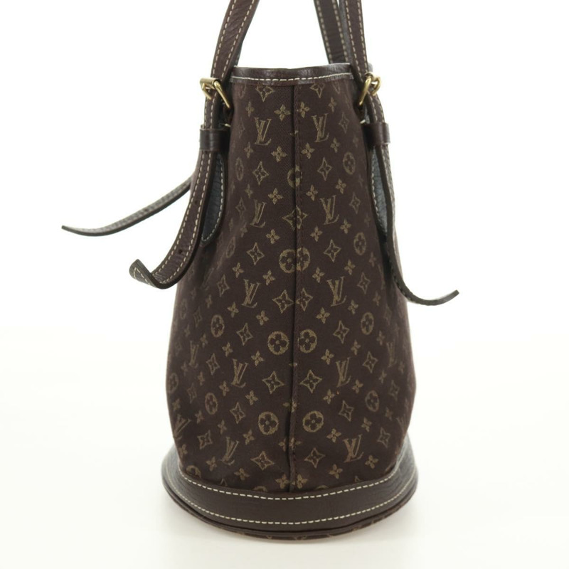 【日本直送】路易威登 Monogram Mini Lin 水桶包 PM 單肩包 棕色 M95226 正品 171788V-3