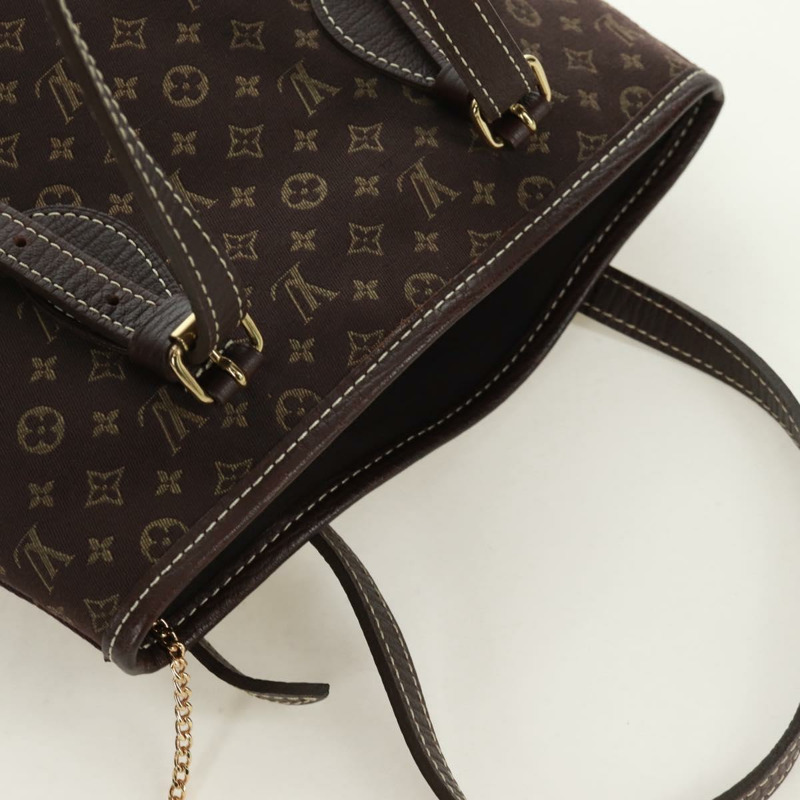 【日本直送】路易威登 Monogram Mini Lin 水桶包 PM 單肩包 棕色 M95226 正品 171788V-5
