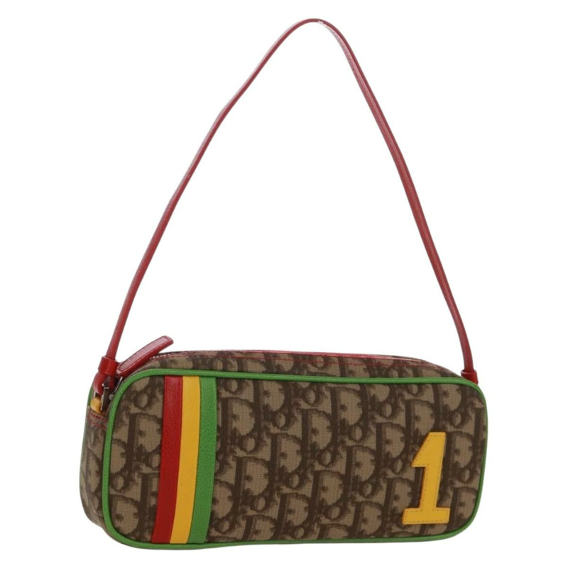 【日本直送】Christian Dior Trotter帆布Raster配件包PVC米色正品ep13104SAV-0