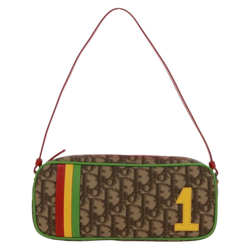 【日本直送】Christian Dior Trotter帆布Raster配件包PVC米色正品ep13104SAV-12