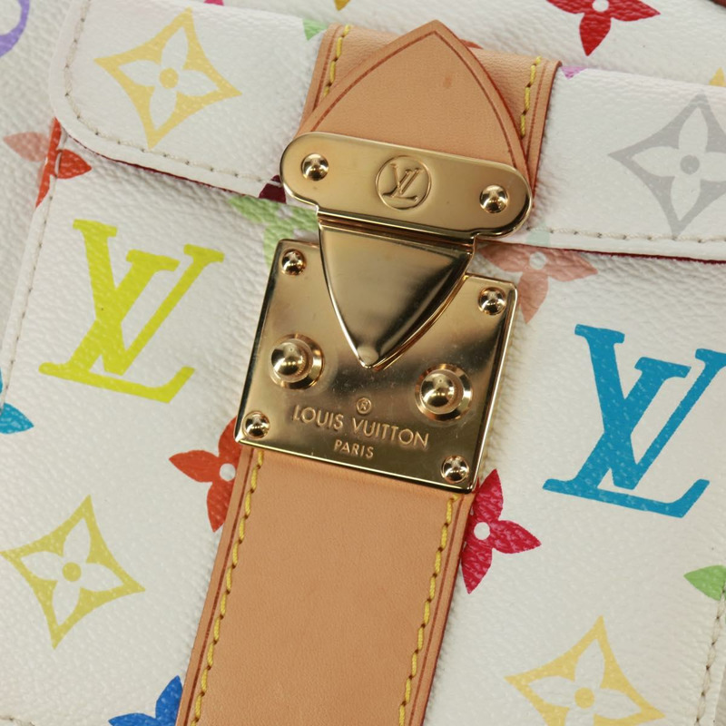 【日本直送】路易威登 Monogram Multicolor Speedy 30 手袋 白色 Bron M92643 正品 168979SM-16